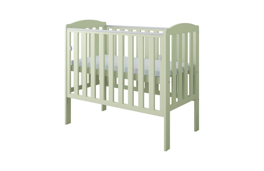 Viculii Waffi Space Saver Cot Pistachio with Mattress