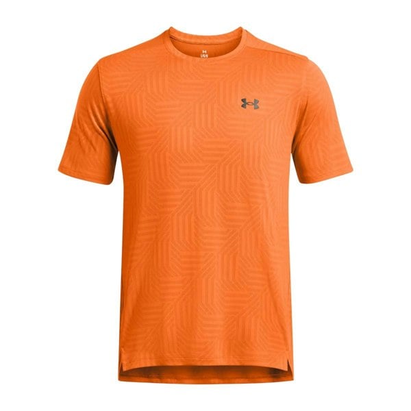 Under Armour Mens Tech Geotessa Vent T-Shirt - Orange