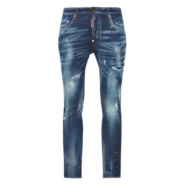 Dsquared Super Twinky Dean & Dan Slim Jeans   in  Blue