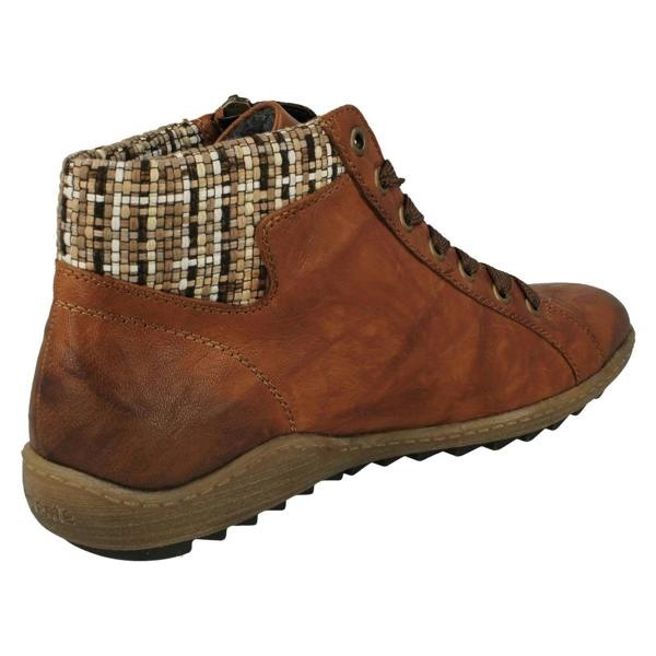 Remonte Ladies Rieker Warm Lined Woven Cuff Remonte-Tex Ankle Boots R1485