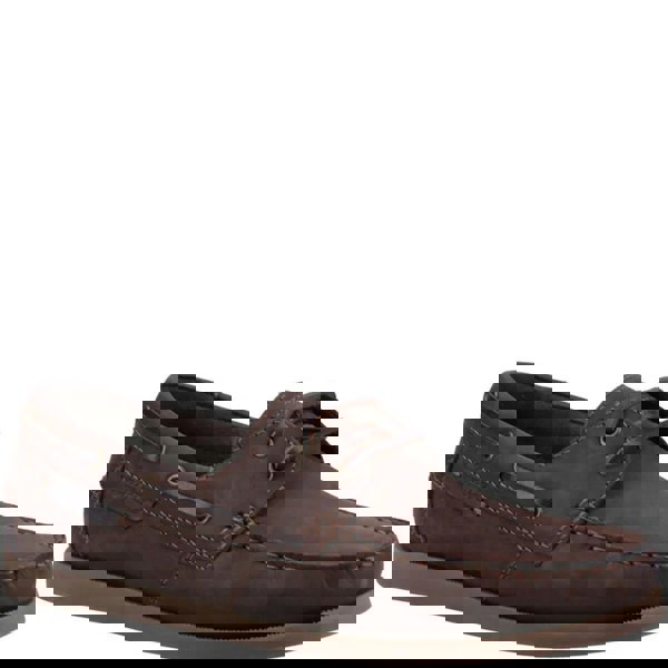Cotswold Mens Bartrim Leather Boat Shoes - Brown