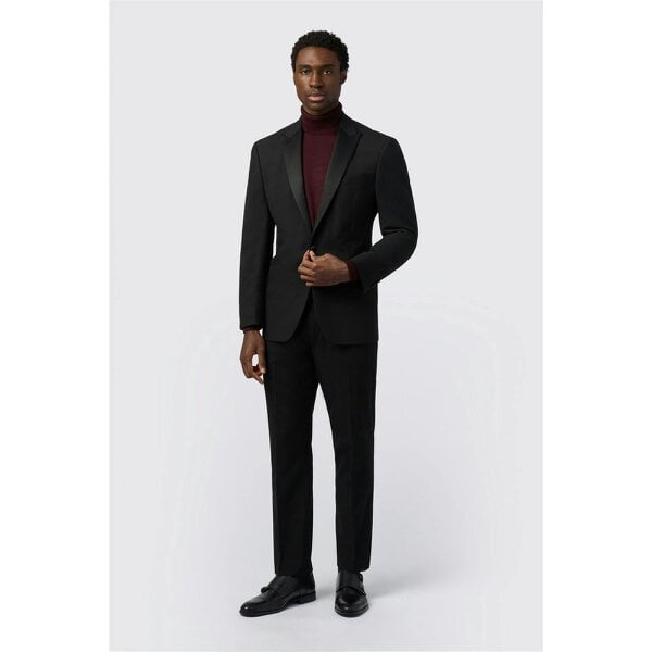 Limehaus Regular Fit Black Tuxedo Jacket