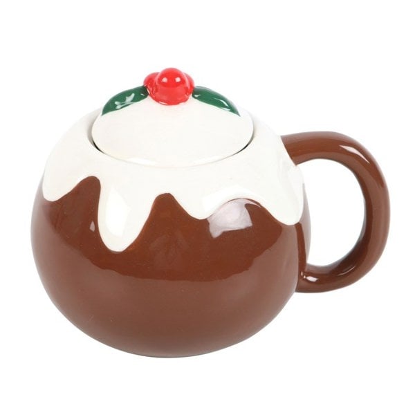 Serano Christmas Pudding Shaped Mug