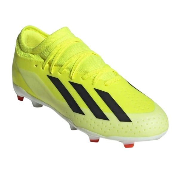 Adidas Childrens/Kids X Crazyfast League Firm Ground Football Boots - Yellow/Black