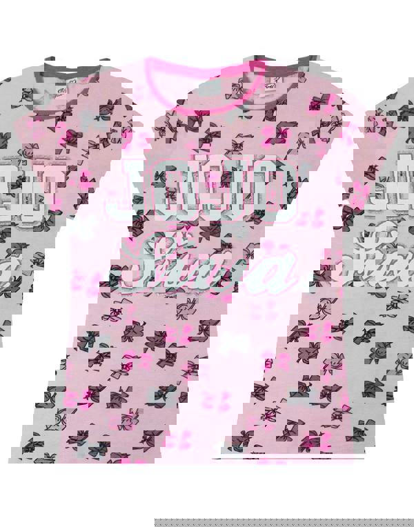 Jojo Siwa Girls Pink Character Short Sleeve Short Leg Pyjama Set