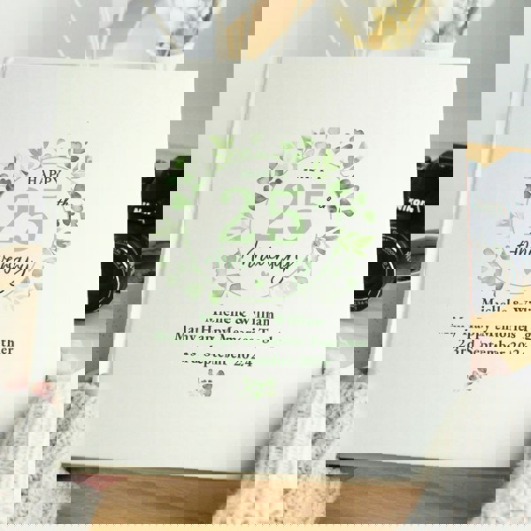 Personalised Memento Company Personalised Botanical Anniversary Photo Album