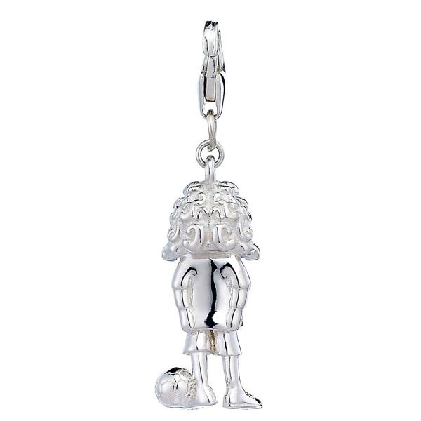 Sterling Silver Footballer Charm - MYLEE London