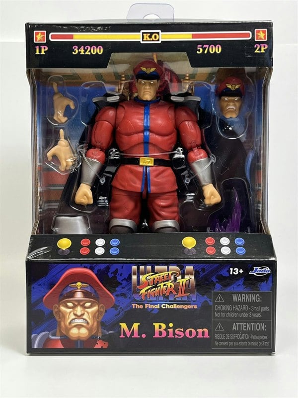 Jada Ultra Street Fighter II M.Bison 6 Inch Figure Jada 253252030 34219