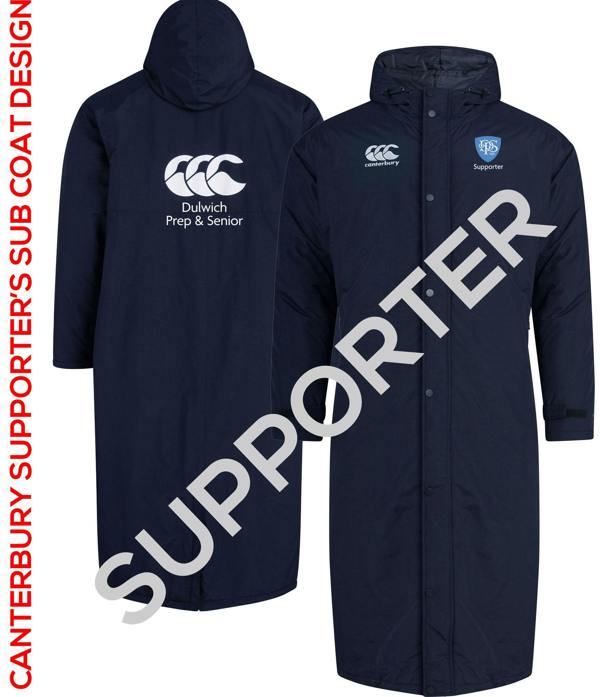 DULWICH PREP & SENIOR SUPPORTER CANTERBURY SIDELINE BENCH COAT {DPSP-QA005753} - Navy Blue