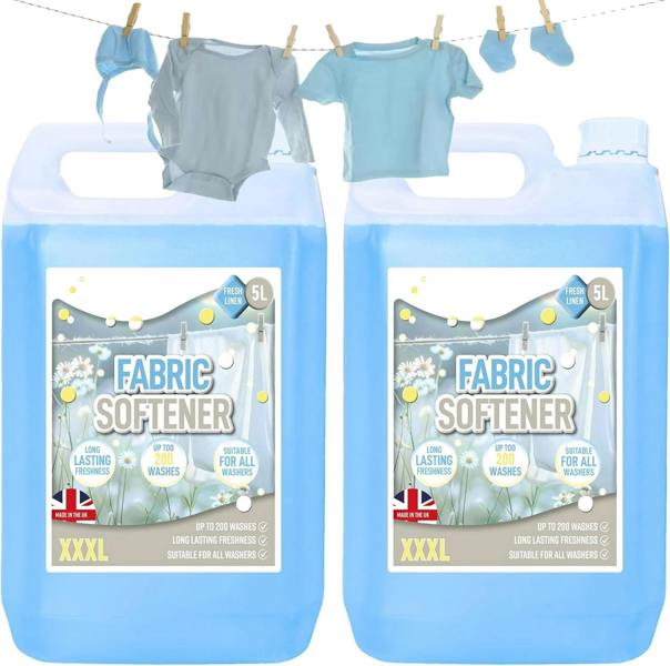 1 x 5L Fresh Linen Fabric Softener Conditioner Original Clean Linen Scent