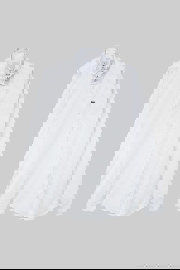 ENORSIA Mens Button Down Collar L/S Shirt