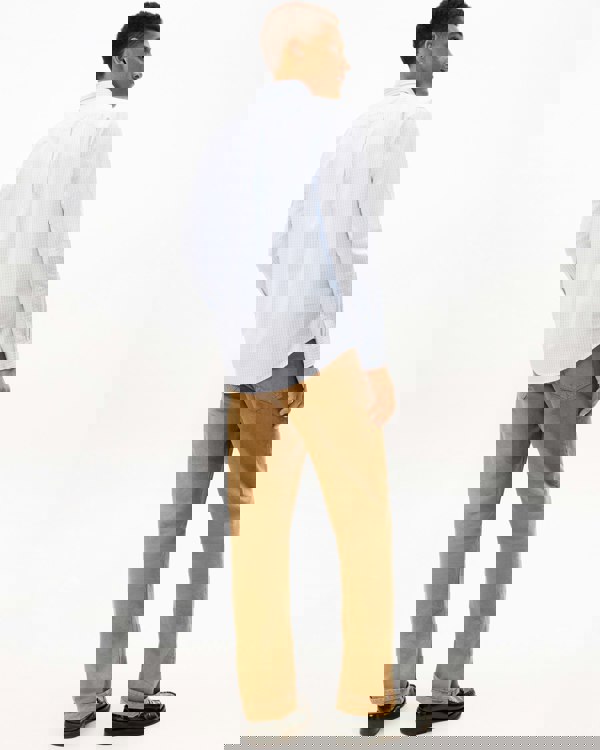 Tommy Hilfiger Flex Poplin Big Gingham Mens Shirt - Sweet Blue/Check - CHO - Designer Mens Shirts