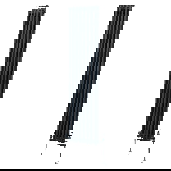 Monstershop Traditional 2 Column Radiator - 1800 x 382mm - Anthracite Grey