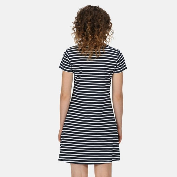 Regatta Womens/Ladies Balia Stripe Swing Dress - Navy/White