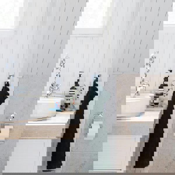 BESLAGSBODEN Chromed Stainless Steel Toilet Roll Holder Self Adhesive Bathroom Wall Mounted