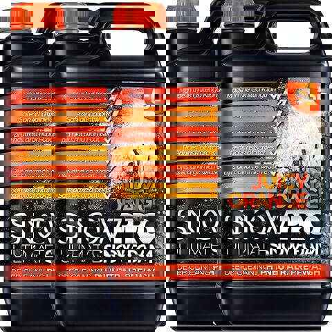 SnowPro Snow Foam Shampoo Car Wash Soap 10L pH Neutral Vehicle Cleaning Detailing Pre Wash Orange Fragrance