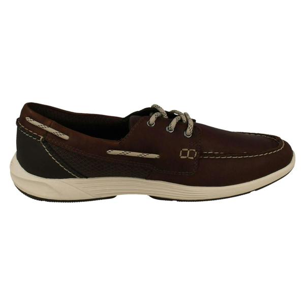 Clarks Mens Clarks Innovative Rock Soled Lace Up Deck Shoes ATL Sail Go