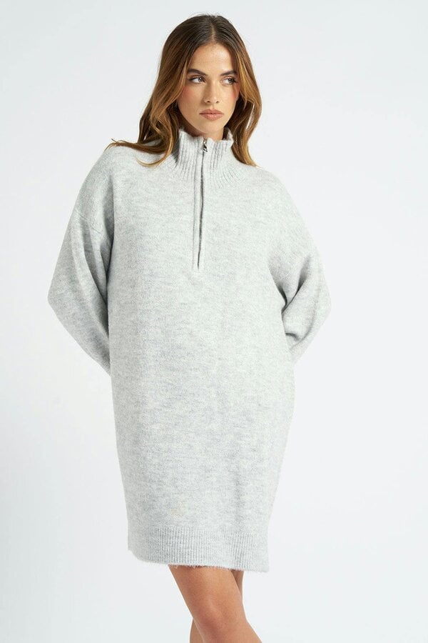 Urban Bliss Oversized Half Zip Dress