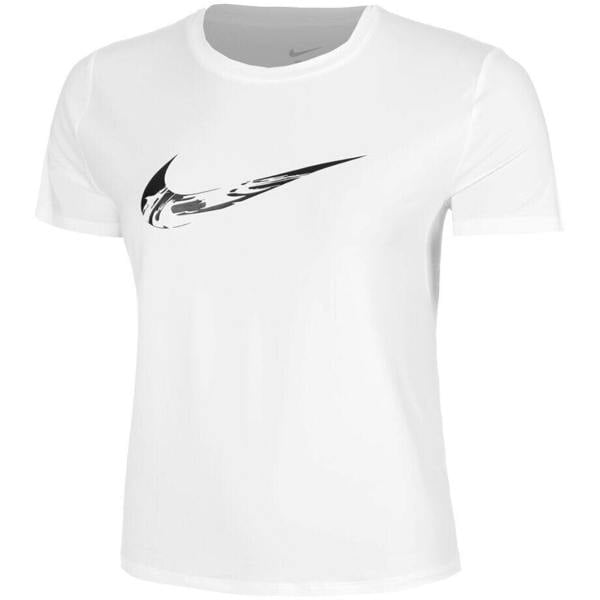 Nike Dri-Fit One Swoosh Running White T-Shirt XS