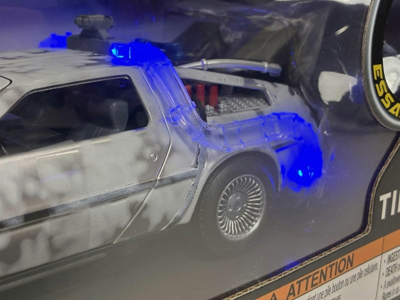 Jada Back To The Future Time Machine Frosted Working Lights 1:24 Jada 36145