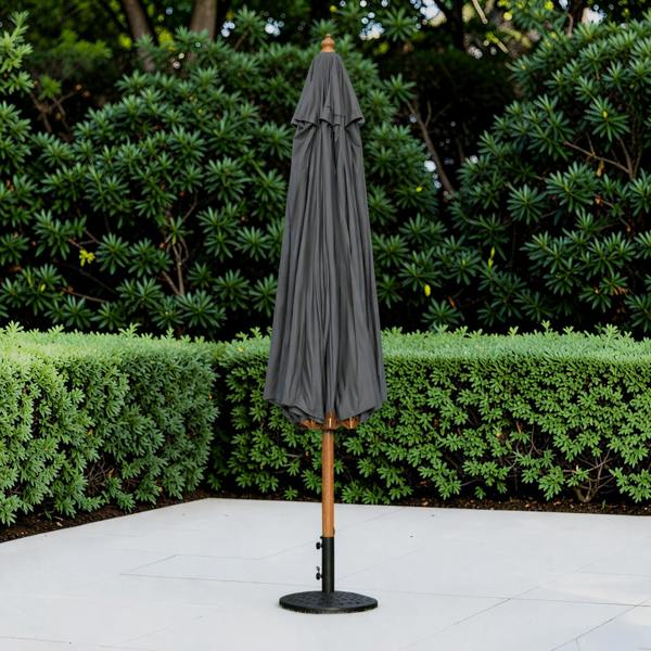 The Garden Marketplace 3m Premium Hardwood Garden Parasol Umbrella
