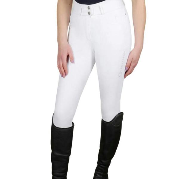Coldstream Womens/Ladies Ledmore Diamante Breeches - White - 