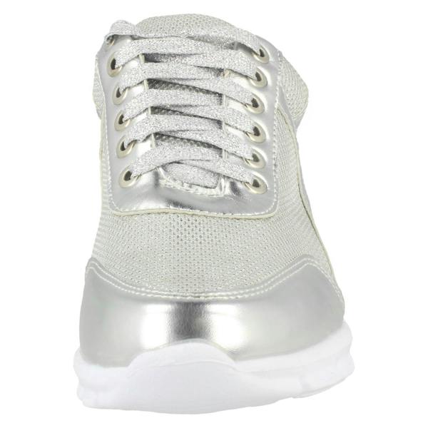 Spot On Ladies Waves Lace Up Trainers
