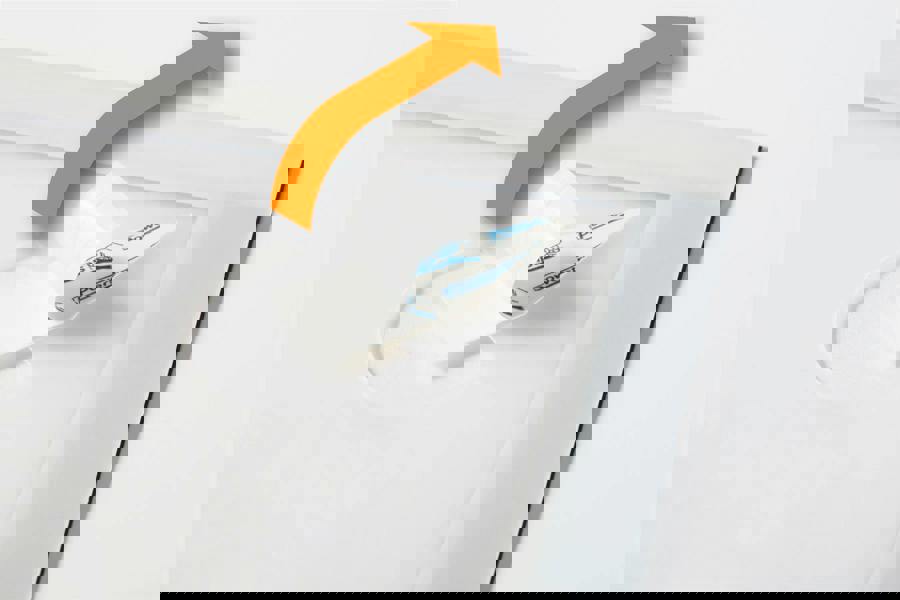 Durable DURAFRAME Wallpaper Self Adhesive Magnetic Signage Frame | A4 Black