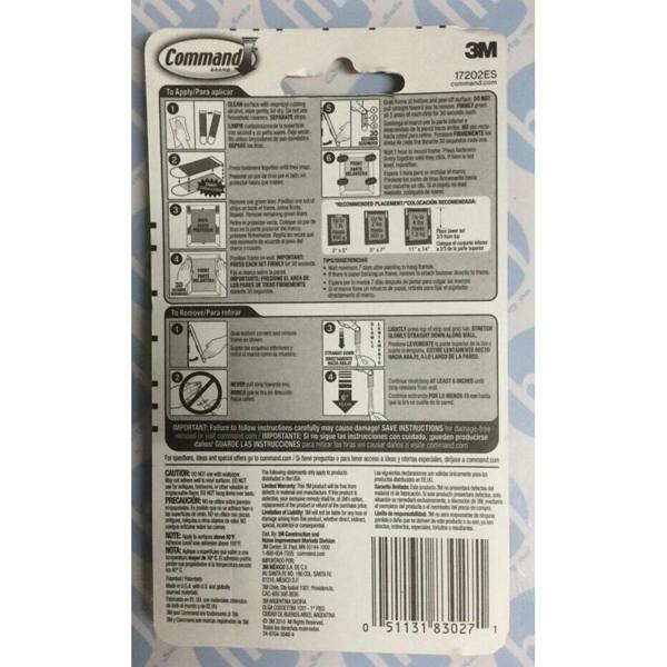 Command Hanging Picture Strips - White - 