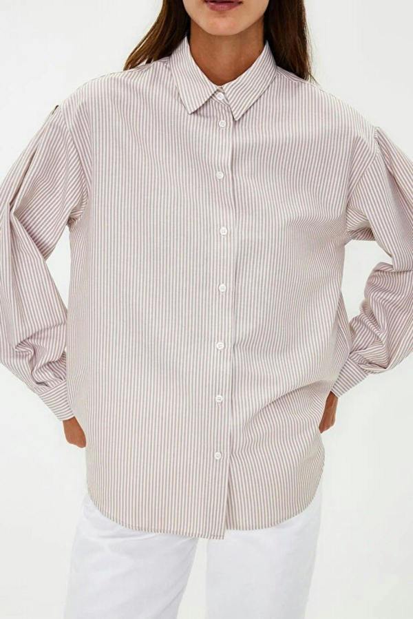 WOVCOR Striped Woven Shirt