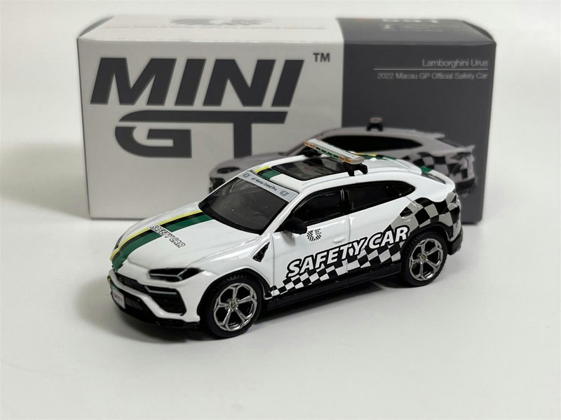 Mini GT Lamborghini Urus 2022 Macau GP Official Safety Car RHD 1:64 Mini GT MGT00591R