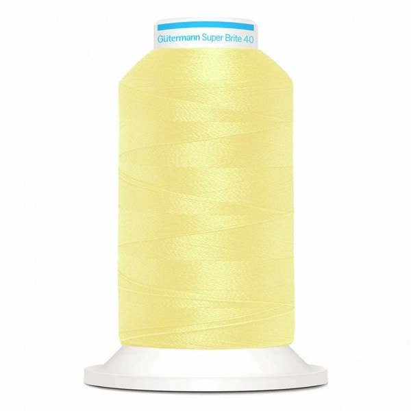 Gutermann Super Brite Polyester 40 Embroidery Thread 1000m Polyester Thread Suitable For Embroidery