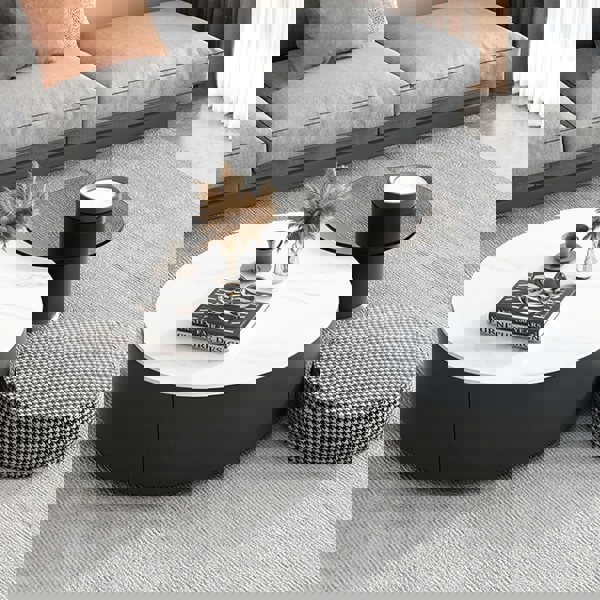 Lionel Round Nesting Coffee Table Set-Ritconcept-Rit Concept