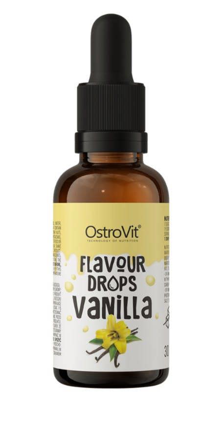 OstroVit Flavour Drops, Vanilla - 30ml.