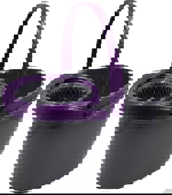 Calitek 360° Rotating Spin Mop and Bucket Set with 2 Microfibre Heads