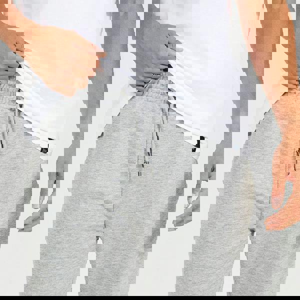 Brave Soul Grey Straight Leg Open Hem Joggers - Grey Image 4