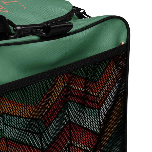 Anchor & Crew Vibrant Motif Pattern Weekender Duffle Bag