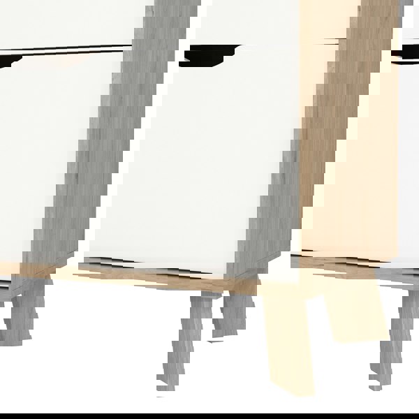 Furniture To Go Ikast Chest 3 Drawers in Jackson Hickory and White