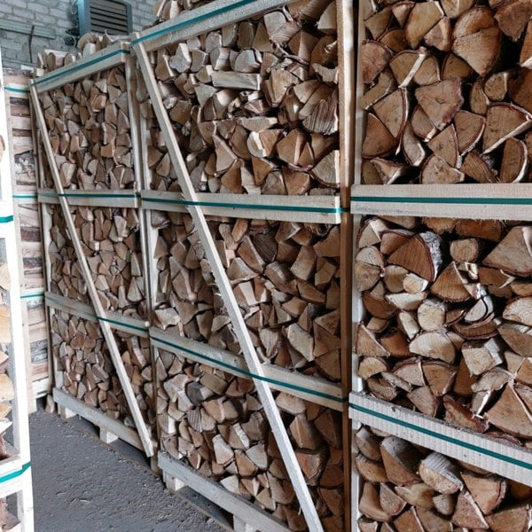 Callow Kiln Dried Firewood - Large Crate | Ready to Burn, FSC Sourced