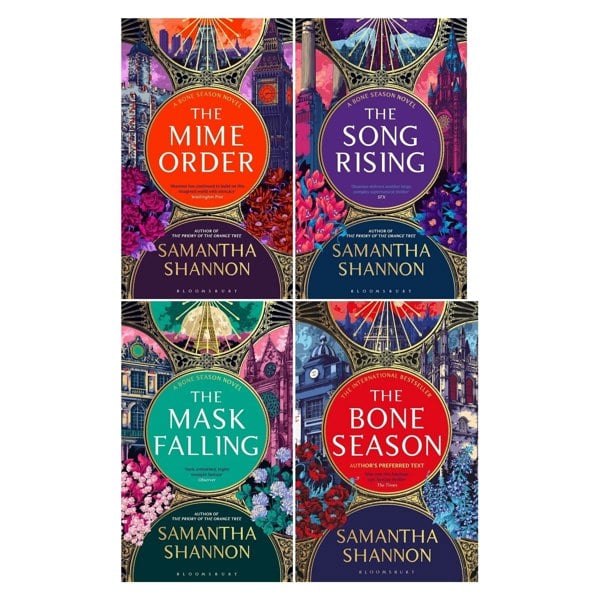 Samantha Shannon Bone Season Series 4 Book Set - The Bone Season, The Mime Order & more