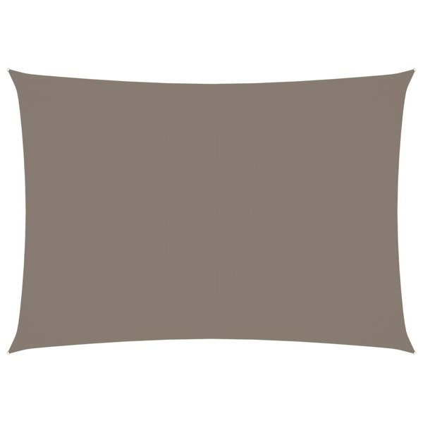 Berkfield Sunshade Sail Oxford Fabric Rectangular 3.5x4.5 m Taupe