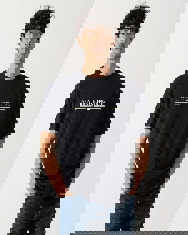 Armani Exchange Mens T-Shirt XM001074-AF10356 - Deep Navy UB101