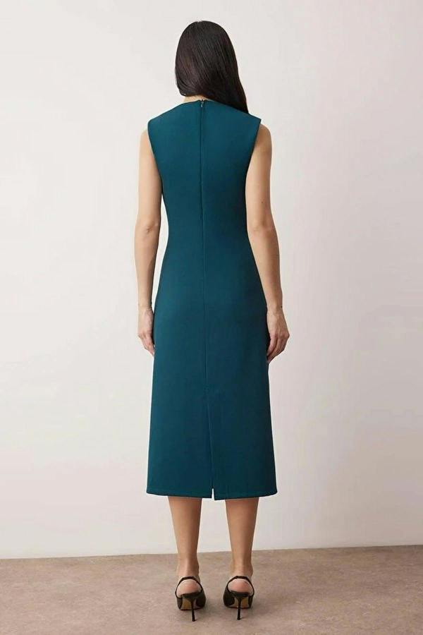 WOVCOR Midi Woven Dress