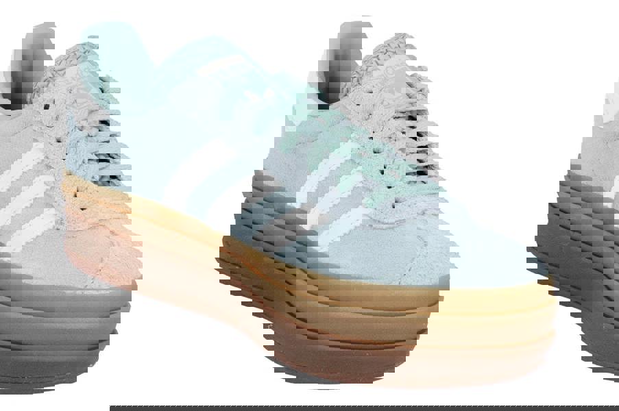 Adidas Originals Gazelle Bold Womens Trainers Sneakers JS3902 - Green White Gum Js3902 - Photo 3