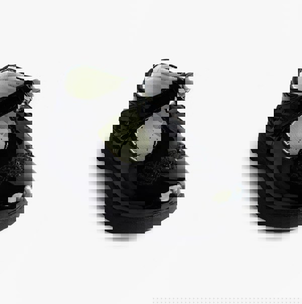 Boulevard Girls Touch Fasten T-Bar School Shoes Black Patent