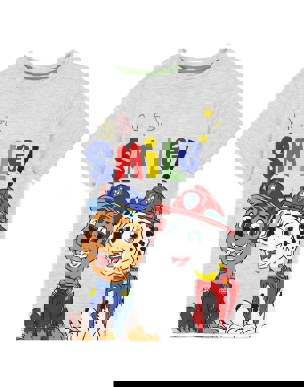 Paw Patrol Boys Grey Short Sleeve Long Leg Pyjama Set