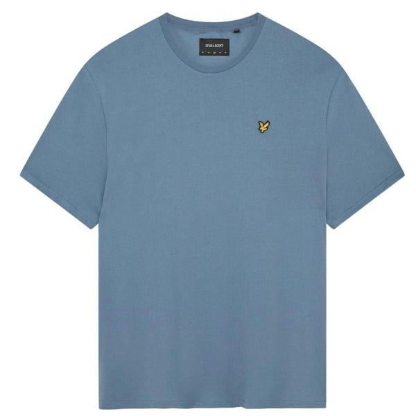 Lyle & Scott Branded Chest Logo T-Shirt - Slate Blue