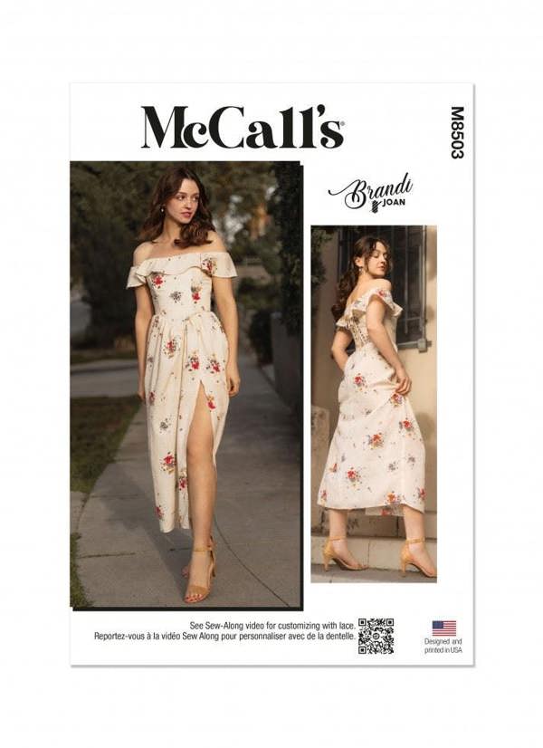 McCalls 8503 Paper Sewing Pattern – Women's Dress, Intermediate