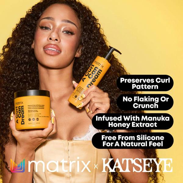 Matrix Total Results A Curl Can Dream Manuka Honey Infused Moisturizing Cream for Curly and Coily Hair 500ml - Additional 1