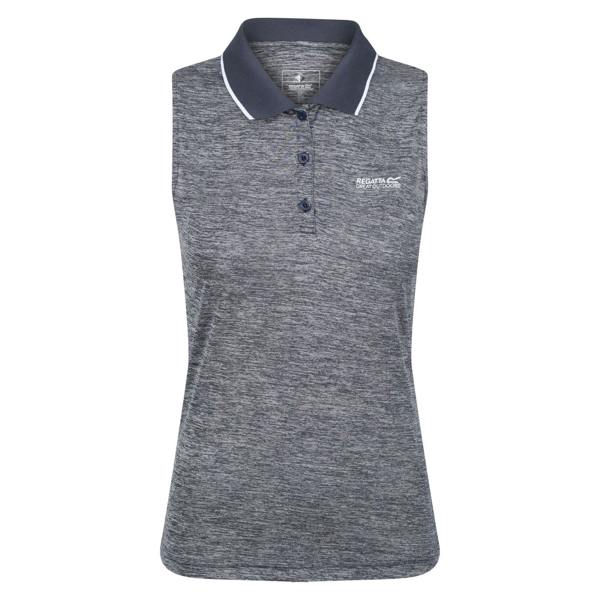 Regatta Womens/Ladies Tima II Sleeveless Polo Shirt - Navy - 